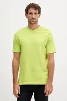 Bavlněné tričko United Colors of Benetton pánské, zelená barva, 36JGU105U