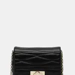 Kožená kabelka Furla černá barva, WE00735.BX3221.O6000