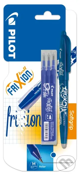 Sada Rollera FriXion Ball a 3 ks náplne, 0.7 v modrej farbe