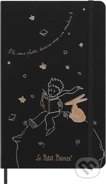 Moleskine - zápisník Le Petit Prince (Malý princ, čierny) v darčekovej krabici