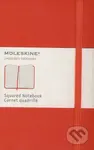 Moleskine - malý červený zápisník (štvorčekový)