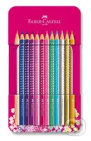 Pastelky Sparkle set 12 farebný-plech