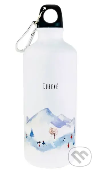 Turistická smaltovaná Fľaša Život v zime