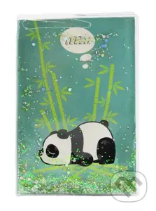 Blok glitrový Panda