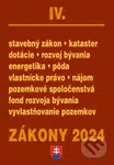 Zákony 2024/IV - Stavebné zákony a predpisy (Úplné znenie po novelách k 1. 1. 2024) - kniha z kategorie Právo