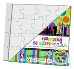 Namaluj si sám puzzle 2 štvorce - puzzle z kategorie Maxi dílky