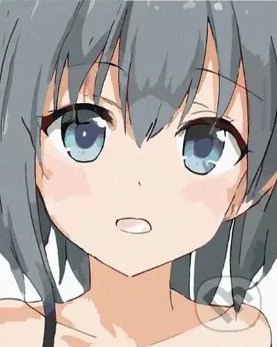 Malování podle čísel: Anime - Dívka portrét (40 x 50 cm)