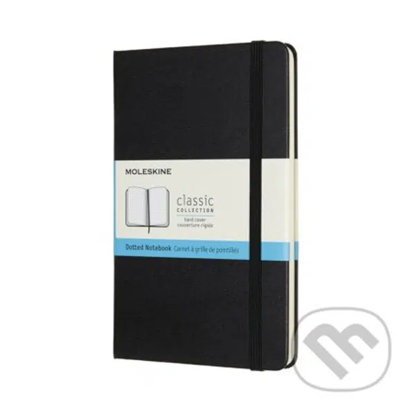 Moleskine - čierny zápisník (malý, bodkovaný)