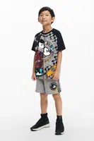 Dětské tričko Desigual šedá barva, s potiskem, 25SBTK04