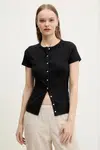 Tričko Abercrombie & Fitch černá barva, KI139-5293