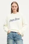 Bavlněný svetr Guess Jeans dámský, béžová barva, W5GR00 Z3HM1