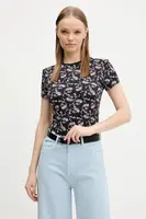 Tričko Tommy Jeans černá barva, DW0DW20625