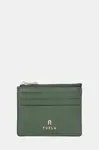 Kožená peněženka Furla dámská, zelená barva, WP00388.ARE000.OLI00