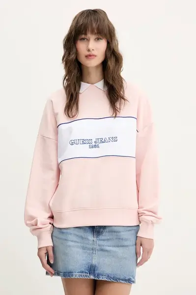 Bavlněná mikina Guess Jeans