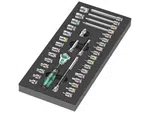 Wera 150110 Ráčnová sada Zyklop 1/4" 8000 A typ 9720 v pěnové vložce Set 1 (Sada 37 dílů)
