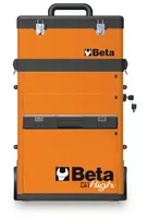 Beta tools Vozík na nářadí se 2 moduly, oranžový, 4100/c41ho