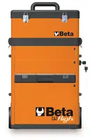Vozík na nářadí se 2 moduly, oranžový - Beta Tools