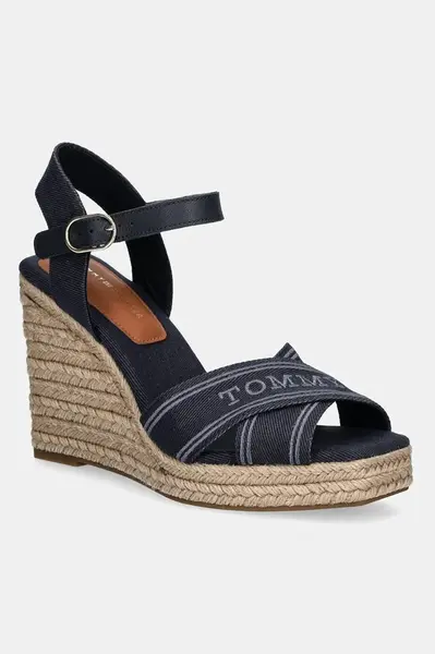 Sandály Tommy Hilfiger TOMMY HILFIGER ESPAD HIGH WEDGE