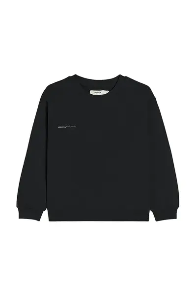 Mikina Pangaia KIDS' 365 MIDWEIGHT SWEATSHIRT černá barva, 10000279