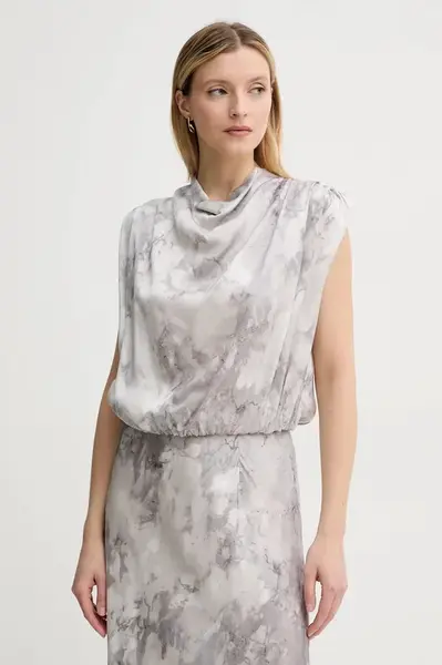 Halenka Gestuz dámská, šedá barva, vzorovaná, 10909872