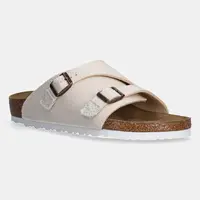 Pantofle Birkenstock Zürich pánské, béžová barva, 1028800