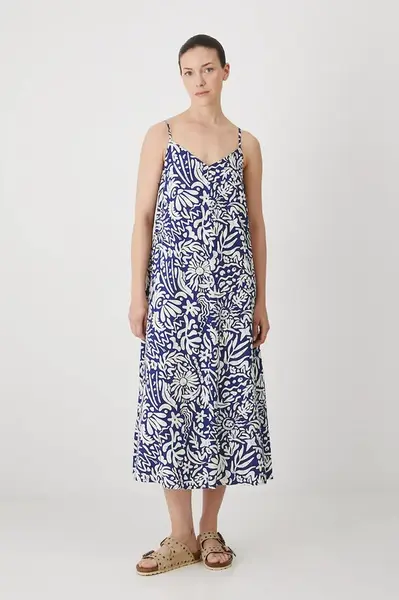 Šaty s příměsí lnu Medicine