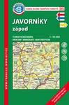 KČT 95 Javorníky západ 1:50 000/turistická mapa