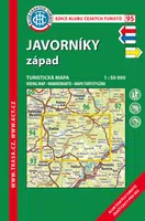 KČT 95 Javorníky západ 1:50 000/turistická mapa