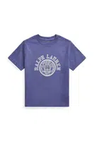 Tričko Polo Ralph Lauren tmavomodrá barva, s potiskem, 322971317002