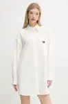 Tommy Jeans Bavlněné šaty Tommy Jeans