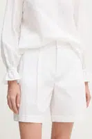 Kraťasy Marc Aurel dámské, bílá barva, high waist, 1858-2301-93419