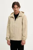 Bunda Tommy Jeans béžová barva, přechodná, DM0DM21393