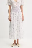 Sukně Pepe Jeans bílá barva, maxi, áčková, PL901223