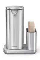Bezdotykový dávkovač s místem na houbičku Simplehuman Sensor Pump 414 ml šedá barva