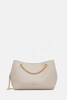 Kabelka Calvin Klein béžová barva, LV04F3205G