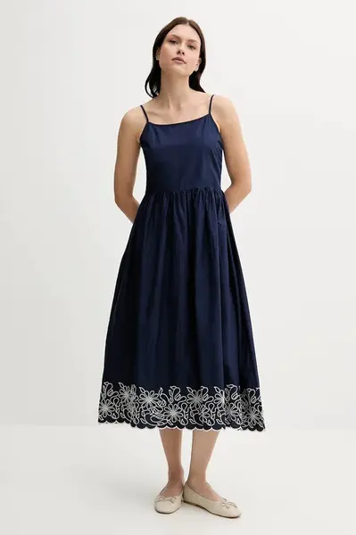 Bavlněné šaty United Colors of Benetton