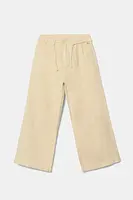 Kalhoty s lněnou směsí pro děti Guess