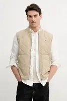 Vesta Tommy Hilfiger pánská, béžová barva, přechodná, MW0MW39647