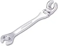 Očkový klíč na převlečné matice s kloubem, 15x15 mm - JONNESWAY W24A11515 Velikost: 15x15 mm