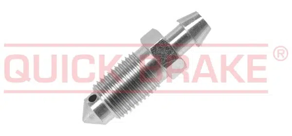 QUICK BRAKE Odvzdušňovací šroub M10x1, délka 34 mm, na brzdové vedení