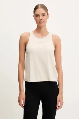 Tréninkový top EA7 Emporio Armani béžová barva, AF12956.7W000251