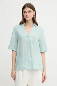 Lněná halenka United Colors of Benetton