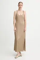 Šaty Marc O'Polo béžová barva, maxi, 503085421055