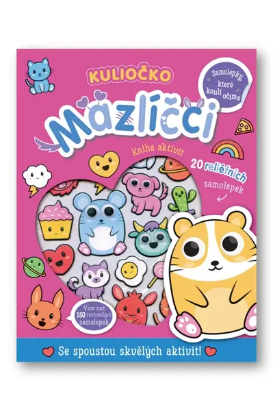 Kuliočko - Mazlíčci 20 reliéfních samolepek - Connie Isaacs, Betheny Carr