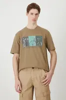 Bavlněné tričko Medicine pánské, zelená barva