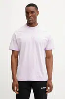 Bavlněné tričko adidas ALL SZN fialová barva, s aplikací, JI6400