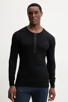 Bavlněné lounge tričko s dlouhým rukávem Resteröds ORIGINAL bedstefartroje GOTS