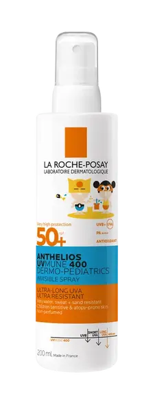 LA ROCHE-POSAY Anthelios UVMUNE 400 Dermo-Pediatrics ultralehký sprej SPF50+, 200 ml