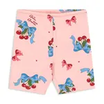 Kalhoty Konges Sløjd BASIC SHORT LEGGINGS GOTS růžová barva, KS103203