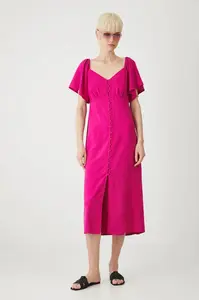 Šaty s příměsí lnu Medicine